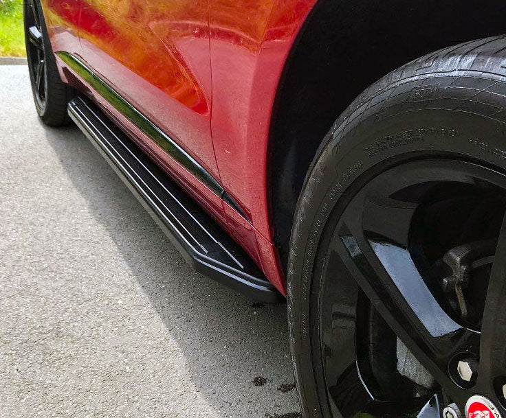 Jaguar F-Pace ab Bj. 16 Trittbretter "Raptor Schwarz" - Direct 4x4 Autozubehör