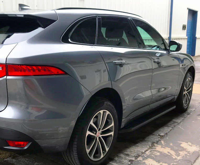 Jaguar F-Pace ab Bj. 16 Trittbretter "Raptor Schwarz" - Direct 4x4 Autozubehör