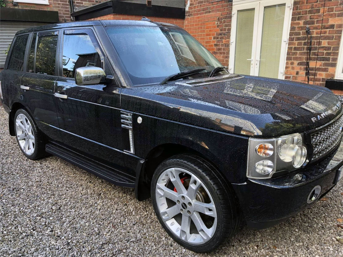 Range Rover Bj. 02-12 Trittbretter "Raptor Schwarz" - Direct 4x4 Autozubehör