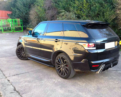 Range Rover Sport Bj. 13-17 Trittbretter "Raptor Schwarz" - Direct 4x4 Autozubehör