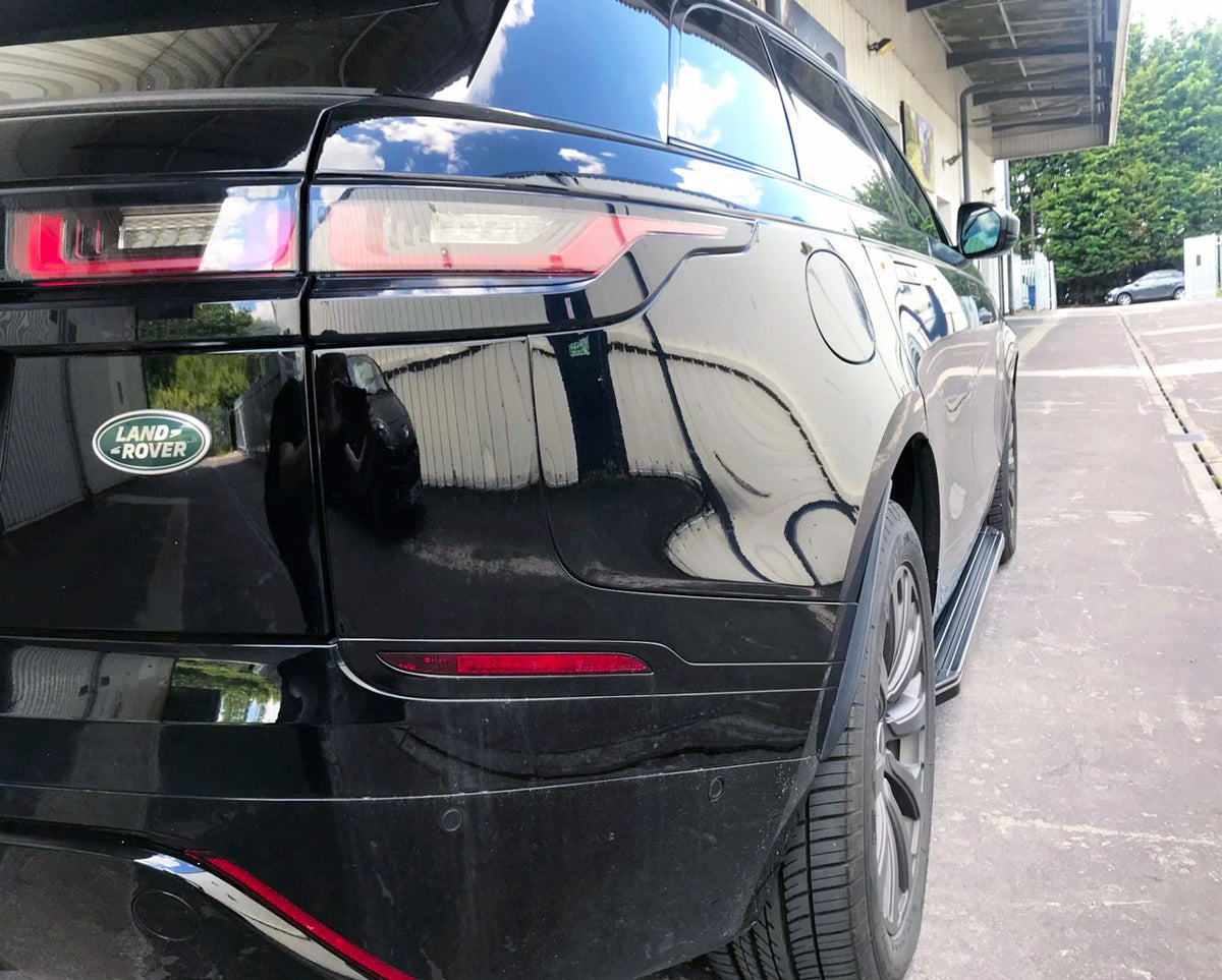 Range Rover Velar ab Bj. 17 Trittbretter "Raptor Schwarz" - Direct 4x4 Autozubehör