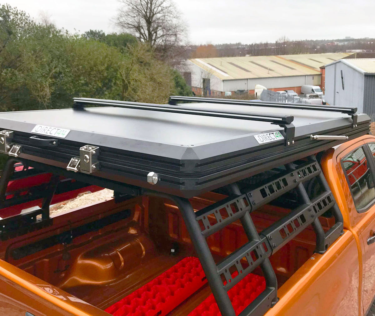 2 Personen Auto Dachzelt "Clamshell" 220cm x 142cm - Direct 4x4 Autozubehör