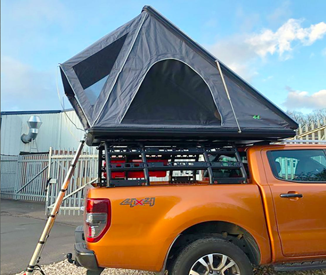 2 Personen Auto Dachzelt "Clamshell" 220cm x 142cm - Direct 4x4 Autozubehör