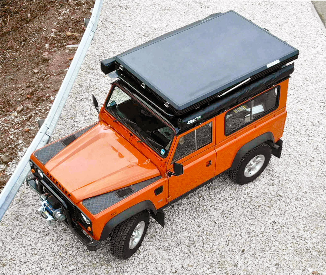 2 Personen Auto Dachzelt "Clamshell" 220cm x 142cm - Direct 4x4 Autozubehör