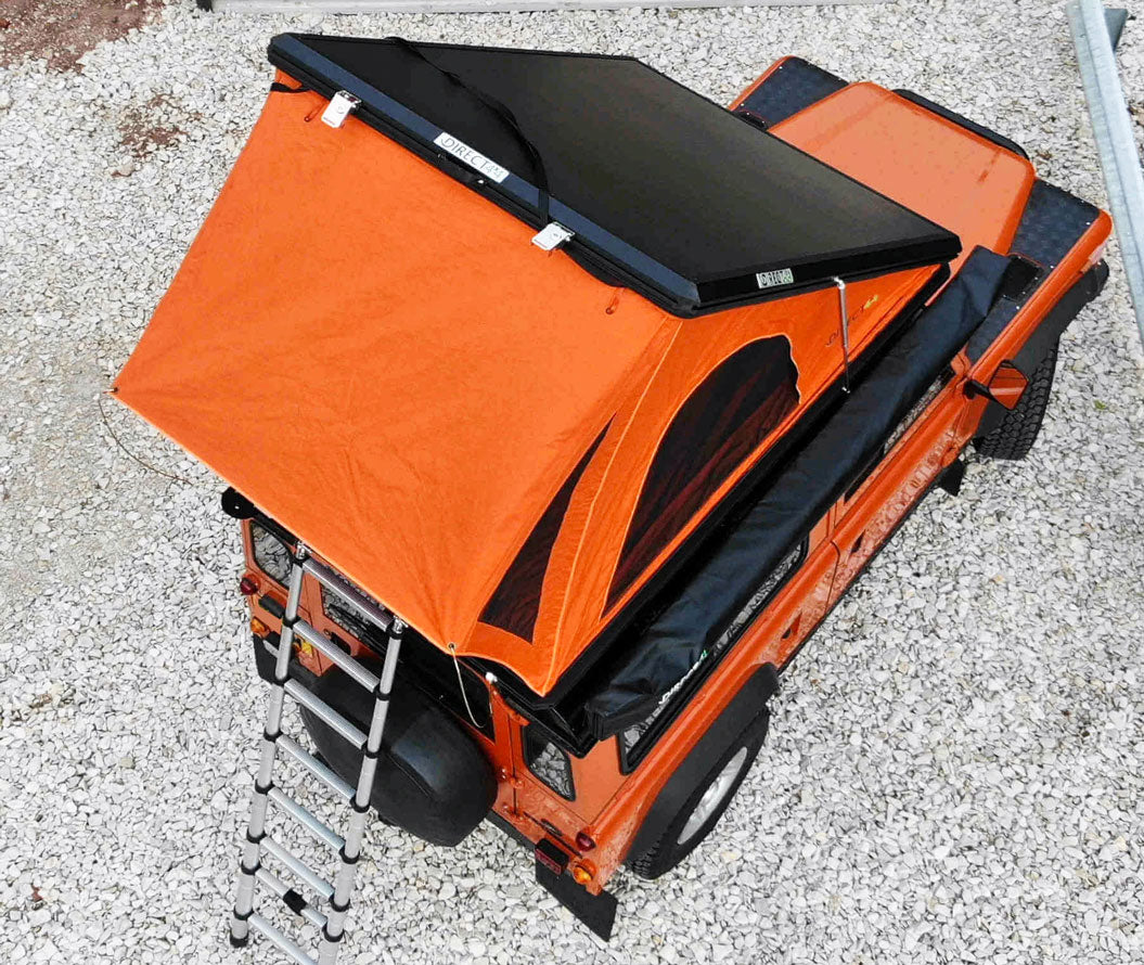 2 Personen Auto Dachzelt "Clamshell" 220cm x 142cm - Direct 4x4 Autozubehör