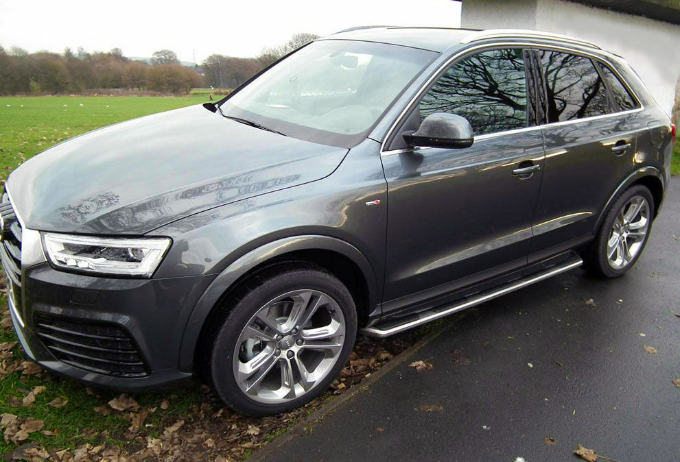 Audi Q3 Bj. 12-18 (8U) Edelstahl Trittbretter im original Style - Direct 4x4 Autozubehör