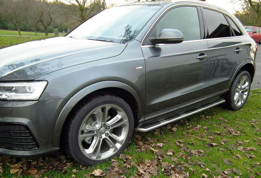 Audi Q3 Bj. 12-18 (8U) Edelstahl Trittbretter im original Style - Direct 4x4 Autozubehör