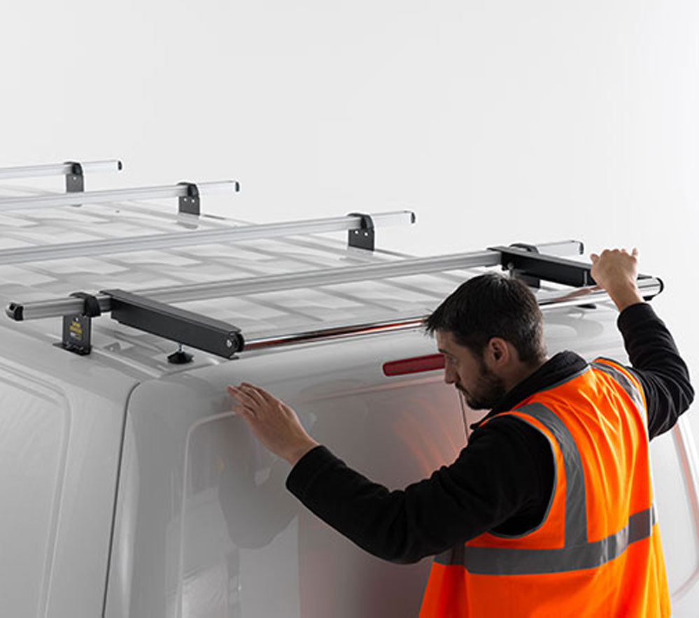 Ford Transit Connect Bj. 02-13 Aluminium Dachquerträger "ULTI Pro" - Direct 4x4 Autozubehör