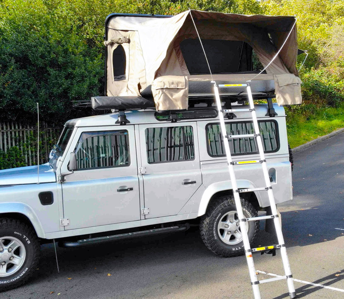 4 Personen Auto Dachzelt "Roof-Trekk" 220cm x 211cm - Direct 4x4 Autozubehör