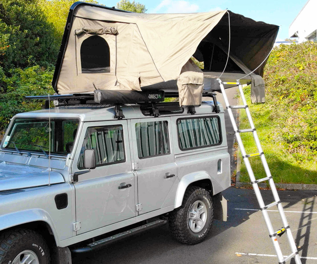 4 Personen Auto Dachzelt "Roof-Trekk" 220cm x 211cm - Direct 4x4 Autozubehör