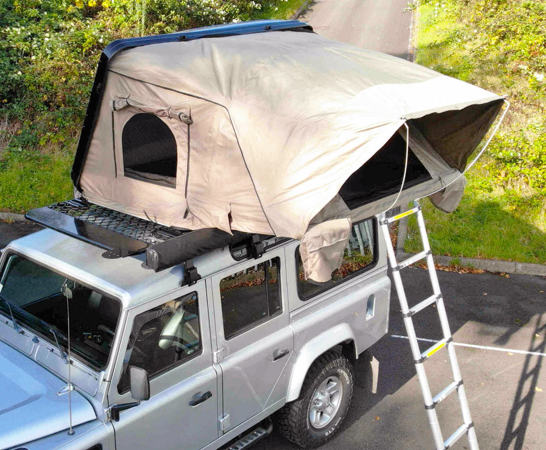 4 Personen Auto Dachzelt "Roof-Trekk" 220cm x 211cm - Direct 4x4 Autozubehör