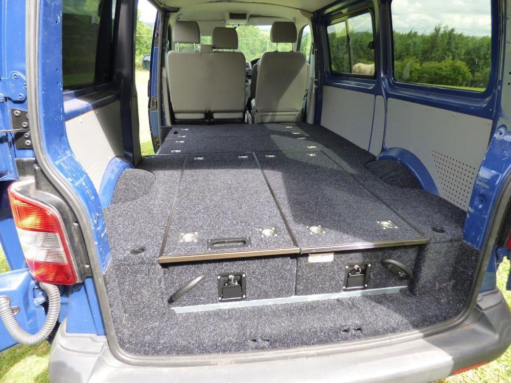 Schubkasten System "Pro2" 130 x 100 x 30cm mit Teppich-Belag - Direct 4x4 Autozubehör