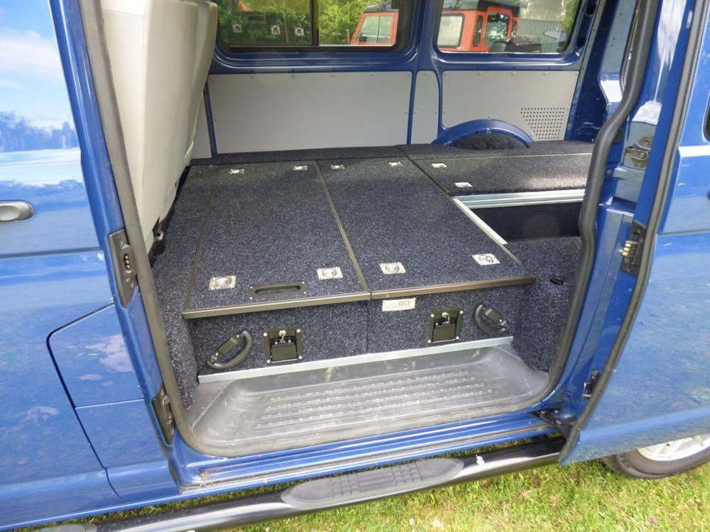 Schubkasten System "Pro2" 130 x 100 x 30cm mit Teppich-Belag - Direct 4x4 Autozubehör