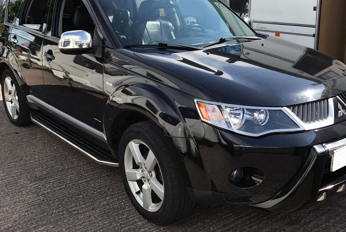 Mitsubishi Outlander Bj. 07-10 Trittbretter "Raptor" - Direct 4x4 Autozubehör