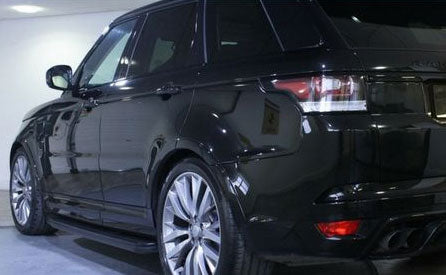 Range Rover Sport Kurzer RS Bj. 13-22 (L494) Trittbretter "Raptor Schwarz" - Direct 4x4 Autozubehör