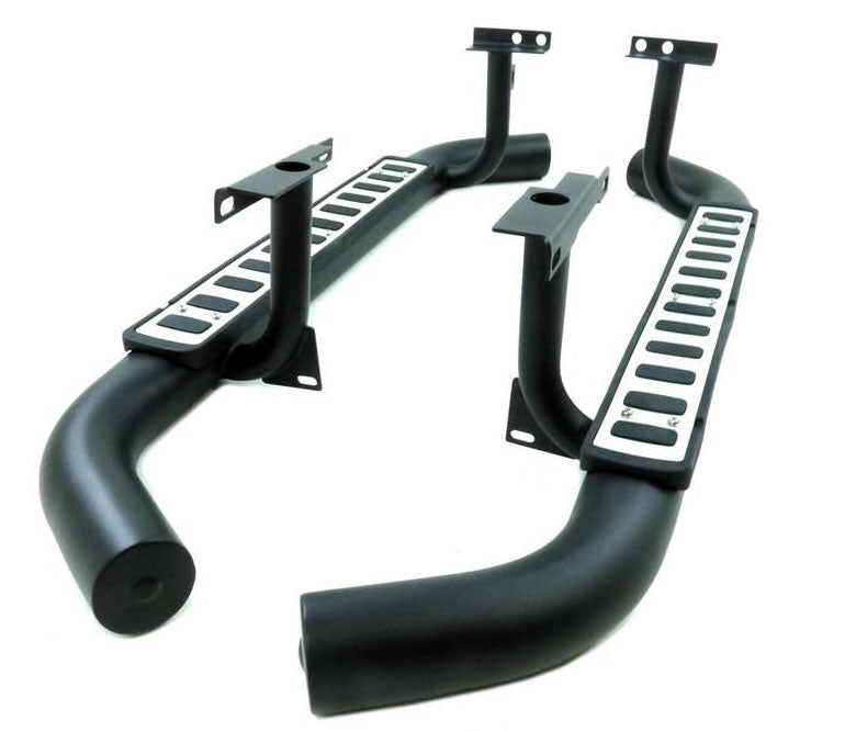 Land Rover Defender 90 Bj. 03-16 schwarze Schwellerrohre - Direct 4x4 Autozubehör