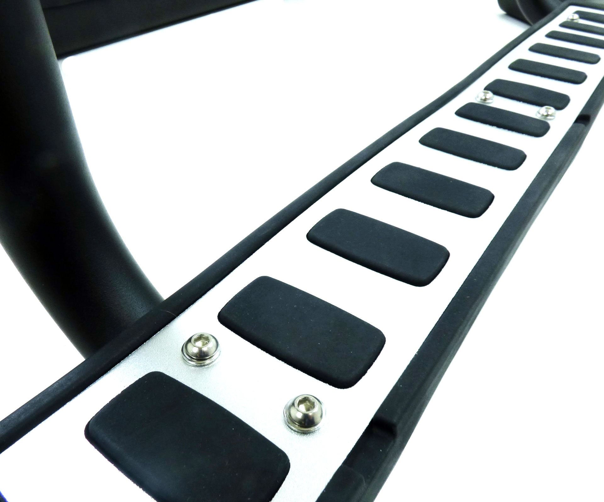 Land Rover Defender 90 Bj. 03-16 schwarze Schwellerrohre - Direct 4x4 Autozubehör