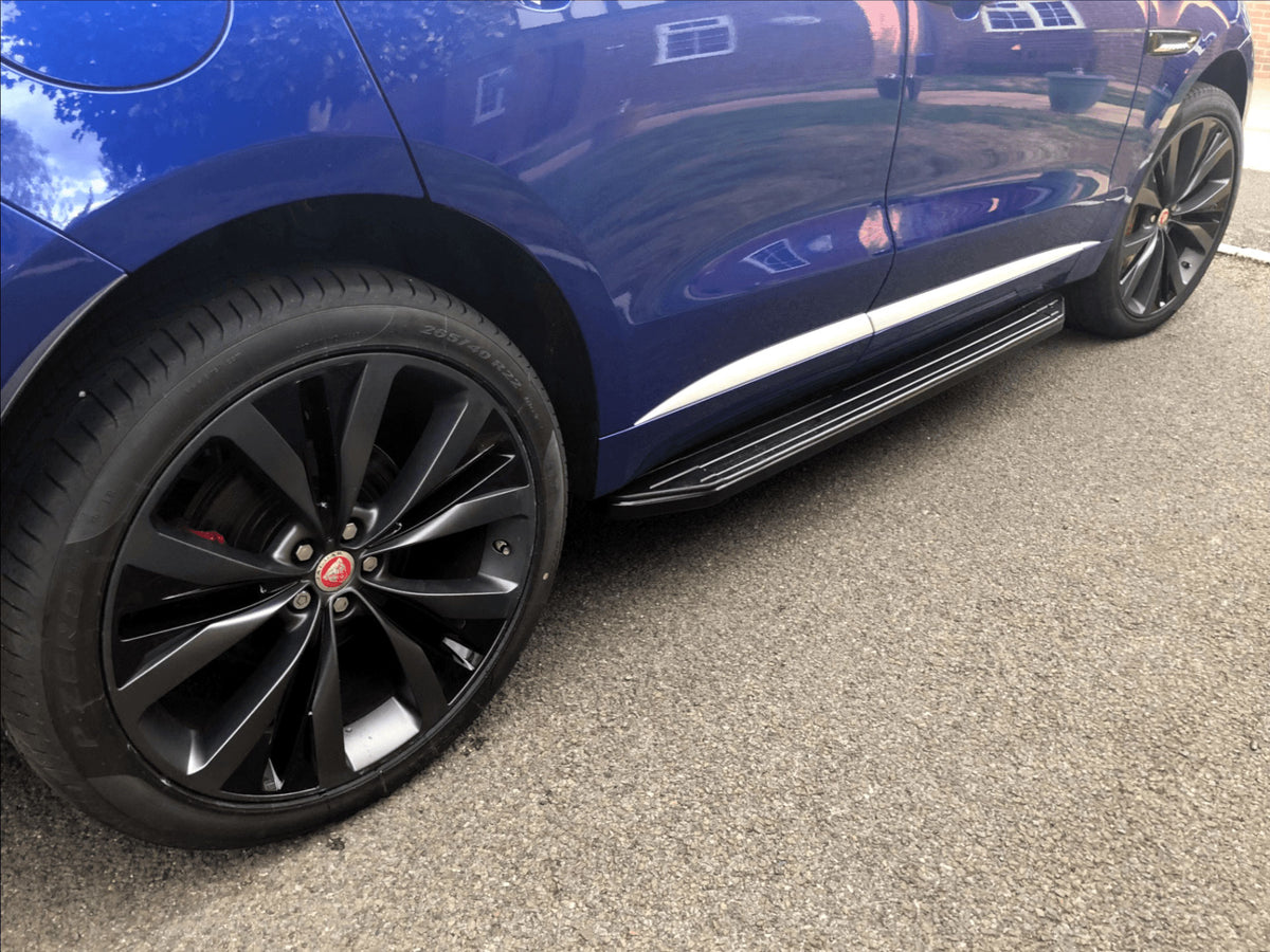 Jaguar F-Pace ab Bj. 16 Trittbretter "Raptor Schwarz" - Direct 4x4 Autozubehör