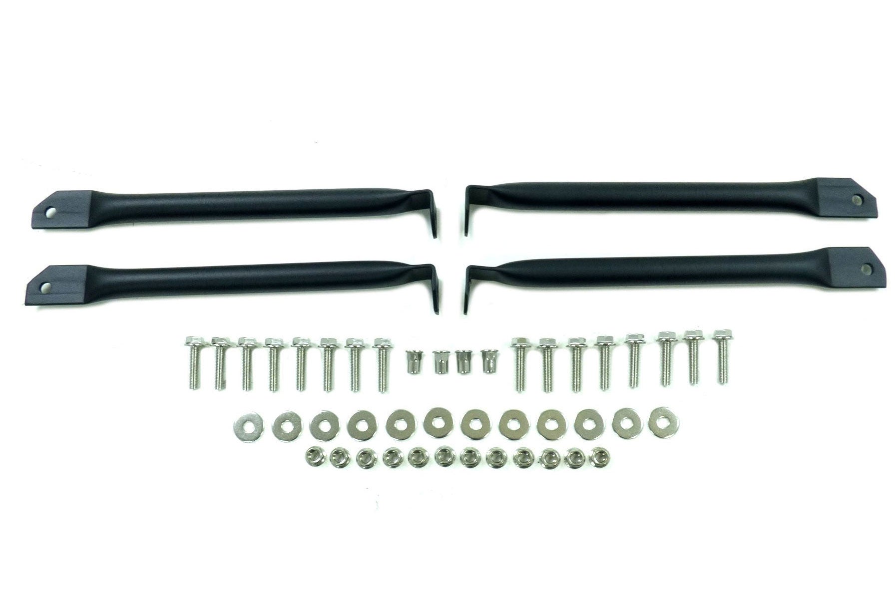 Land Rover Defender 110 Bj. 83-16 schwarze Schwellerrohre - Direct 4x4 Autozubehör