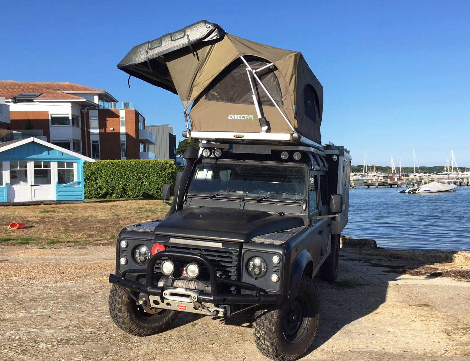 2 Personen Auto Dachzelt "Pathseeker" 225cm x 135cm - Direct 4x4 Autozubehör