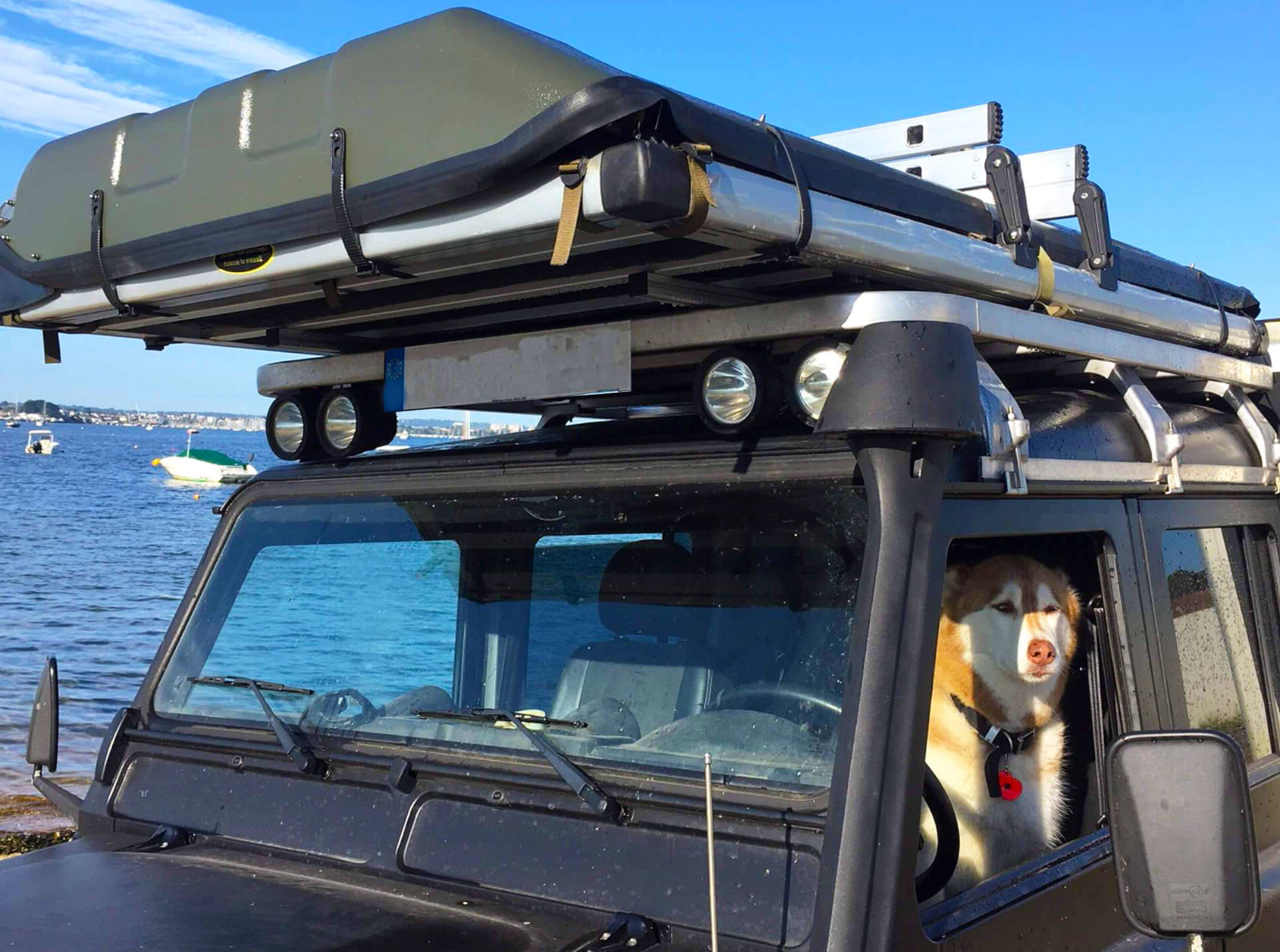 2 Personen Auto Dachzelt "Pathseeker" 225cm x 135cm - Direct 4x4 Autozubehör