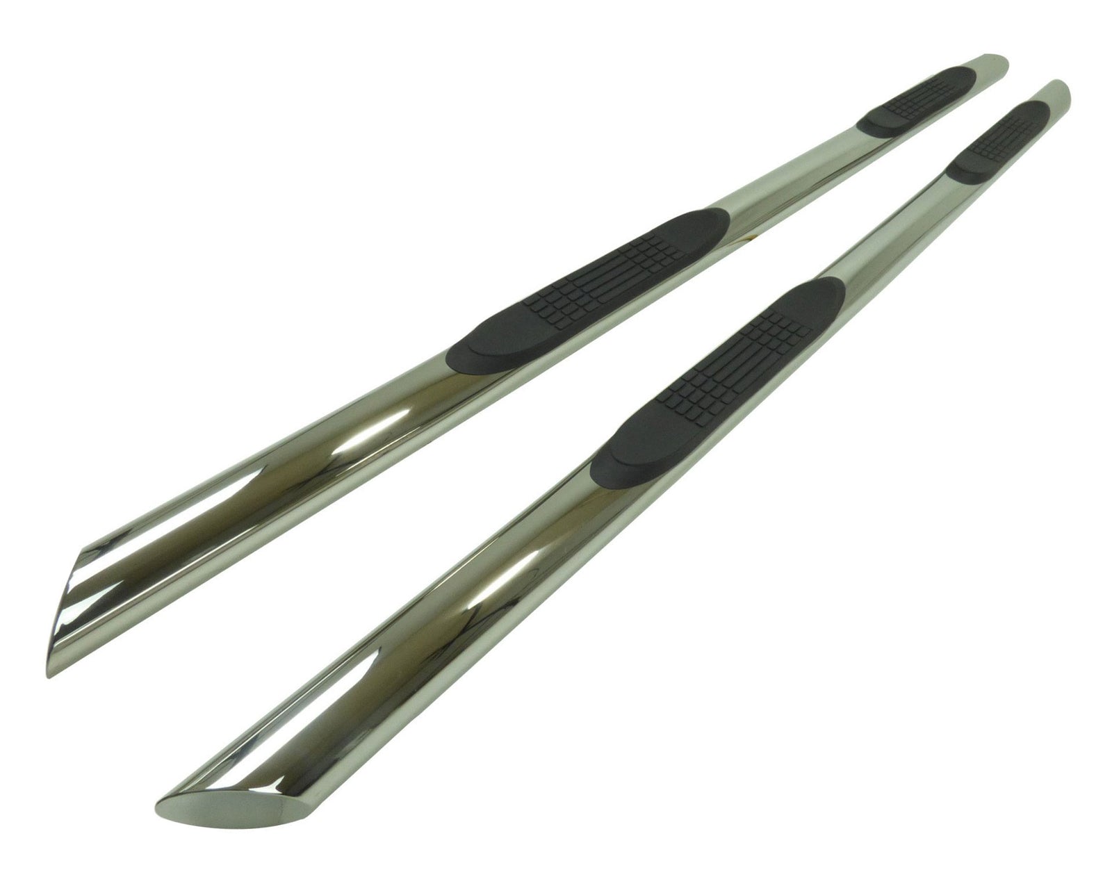 VW T6 ab Bj. 15 KRS Edelstahl Schwellerrohre mit 45° Endkappe - Direct 4x4 Autozubehör