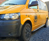 VW T5 Bj. 09-15 LRS Schwarze Schwellerrohre "Sport" 64mm