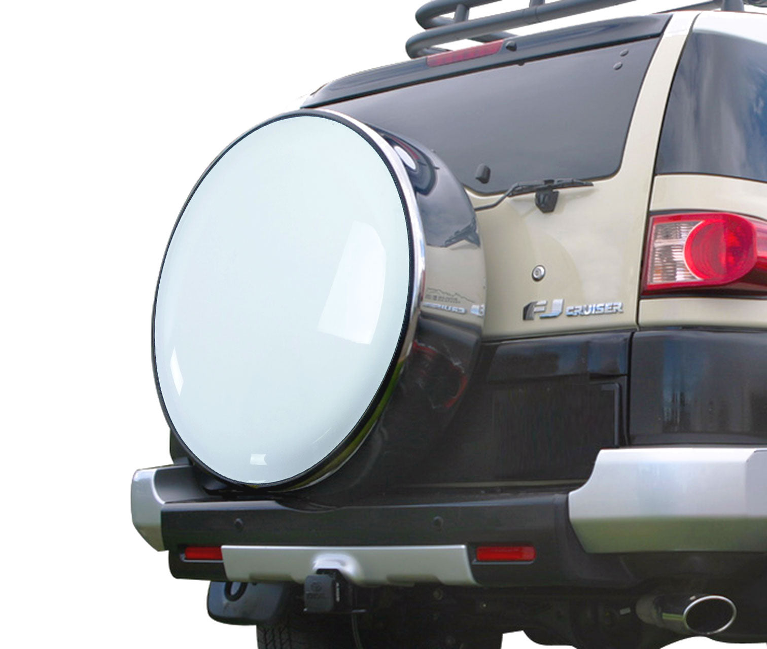 Edelstahl Reserveradabdeckung für verschiedene Reifengrößen - Direct 4x4 Autozubehör