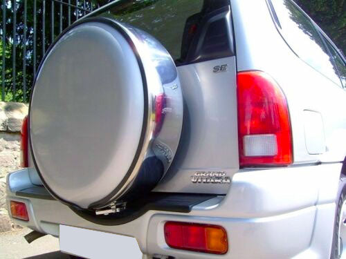 Edelstahl Reserveradabdeckung für verschiedene Reifengrößen - Direct 4x4 Autozubehör