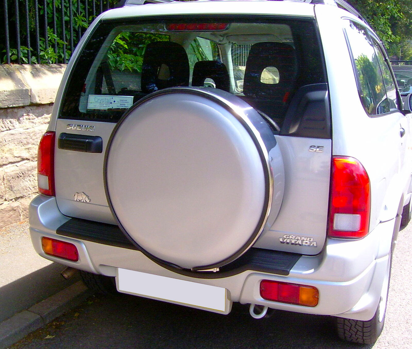 Edelstahl Reserveradabdeckung für verschiedene Reifengrößen - Direct 4x4 Autozubehör