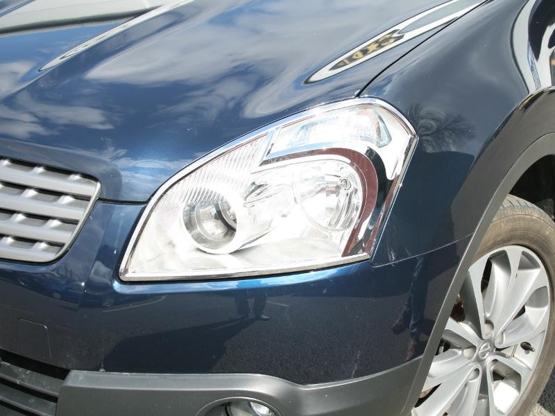Nissan Qashqai Bj. 07-10 Scheinwerfer Chrom Cover - Direct 4x4 Autozubehör