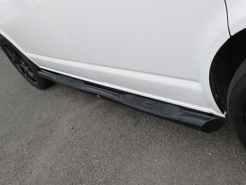 VW T5 Bj. 03-09 Kurzer RS schwarze Schwellerrohre 45° Enden Mit Auftritt - Direct 4x4 Autozubehör