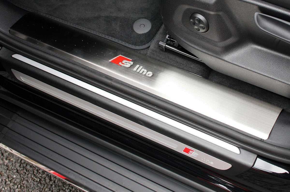 Audi Q5 S-Line Edelstahl Türschweller Cover - Direct 4x4 Autozubehör