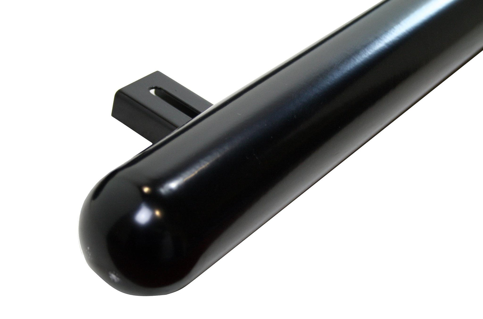 VW T5 Bj. 03-09 Kurzer RS schwarze Schwellerrohre mit runden Endkappen - Direct 4x4 Autozubehör