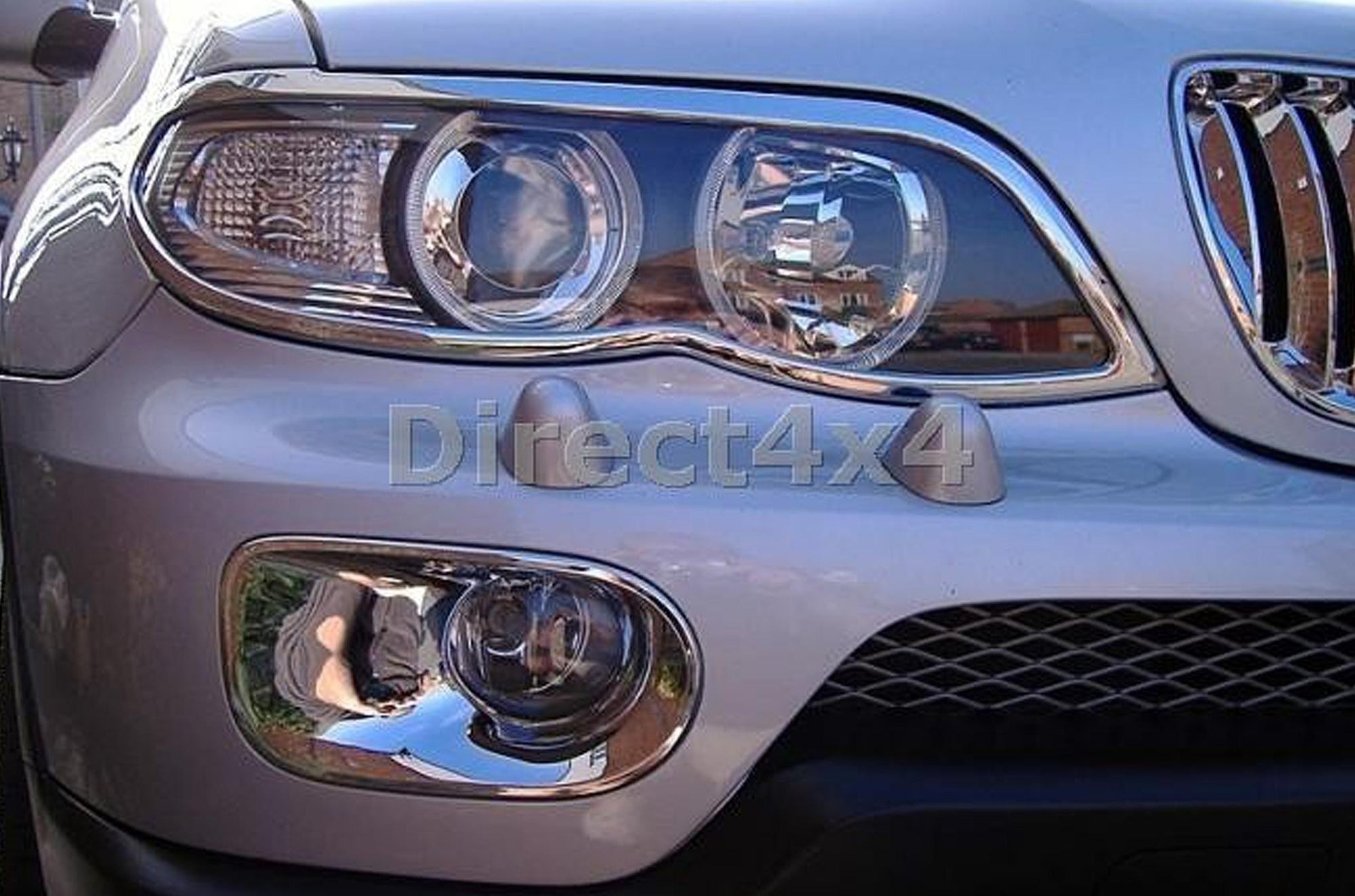 BMW X5 04-06 (facelift) Chrom Cover Frontscheinwerfer - Direct 4x4 Autozubehör