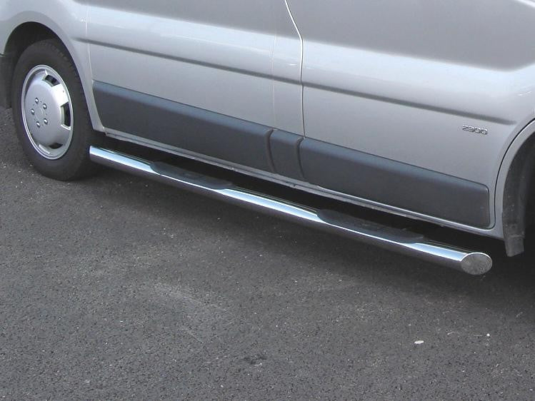 Opel Vivaro A Bj. 01-14 KRS Edelstahl Schwellerrohre - Direct 4x4 Autozubehör