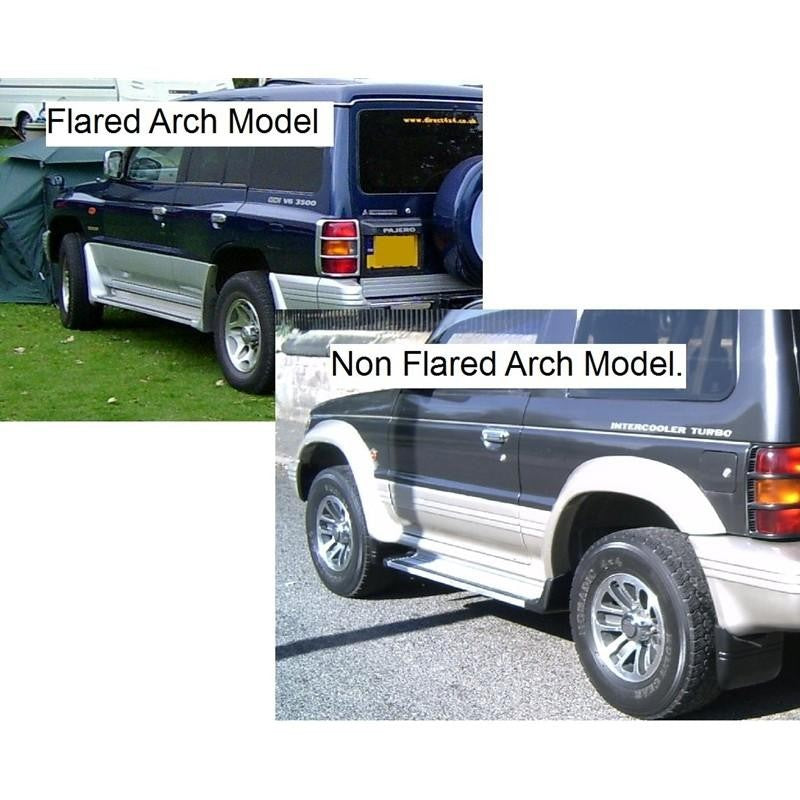 Mitsubishi Pajero Bj. 91-99 3.0 V6 Petrol 2.5 14 Diesel Safari Schnorchel - Direct 4x4 Autozubehör