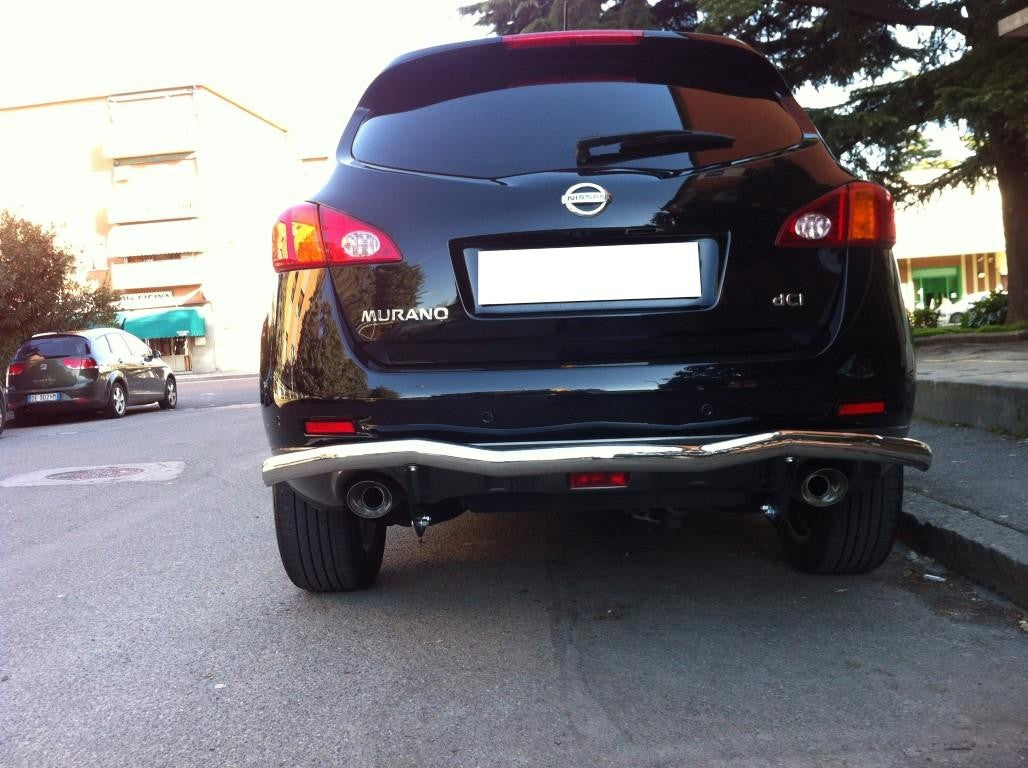Nissan Murano ab Bj. 09 Edelstahl Heck-Rammschutz - Direct 4x4 Autozubehör