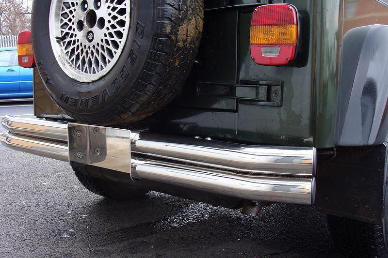 Jeep Wrangler Bj. 76-06 Edelstahl Heck-Rammschutz - Direct 4x4 Autozubehör