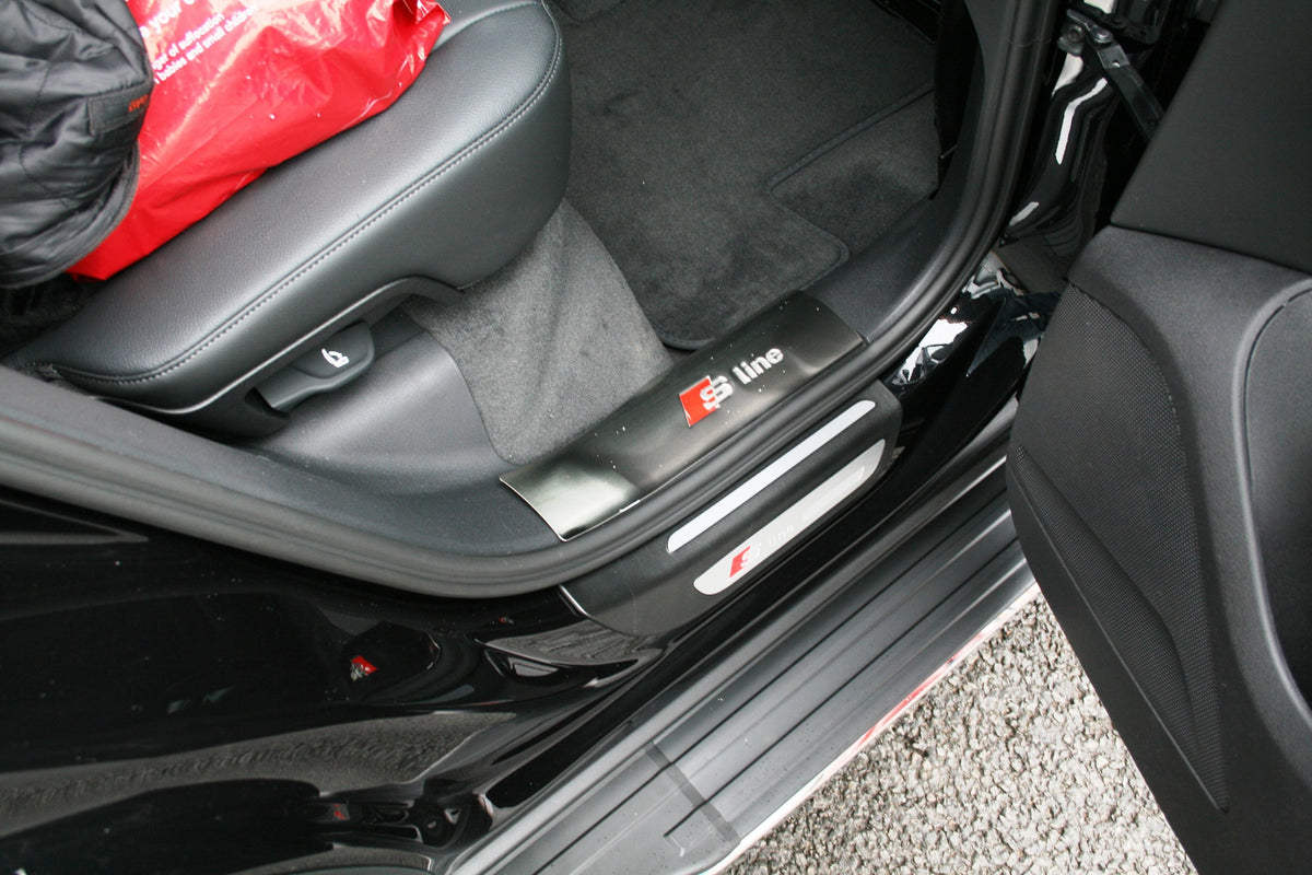 Audi Q5 S-Line Edelstahl Türschweller Cover - Direct 4x4 Autozubehör