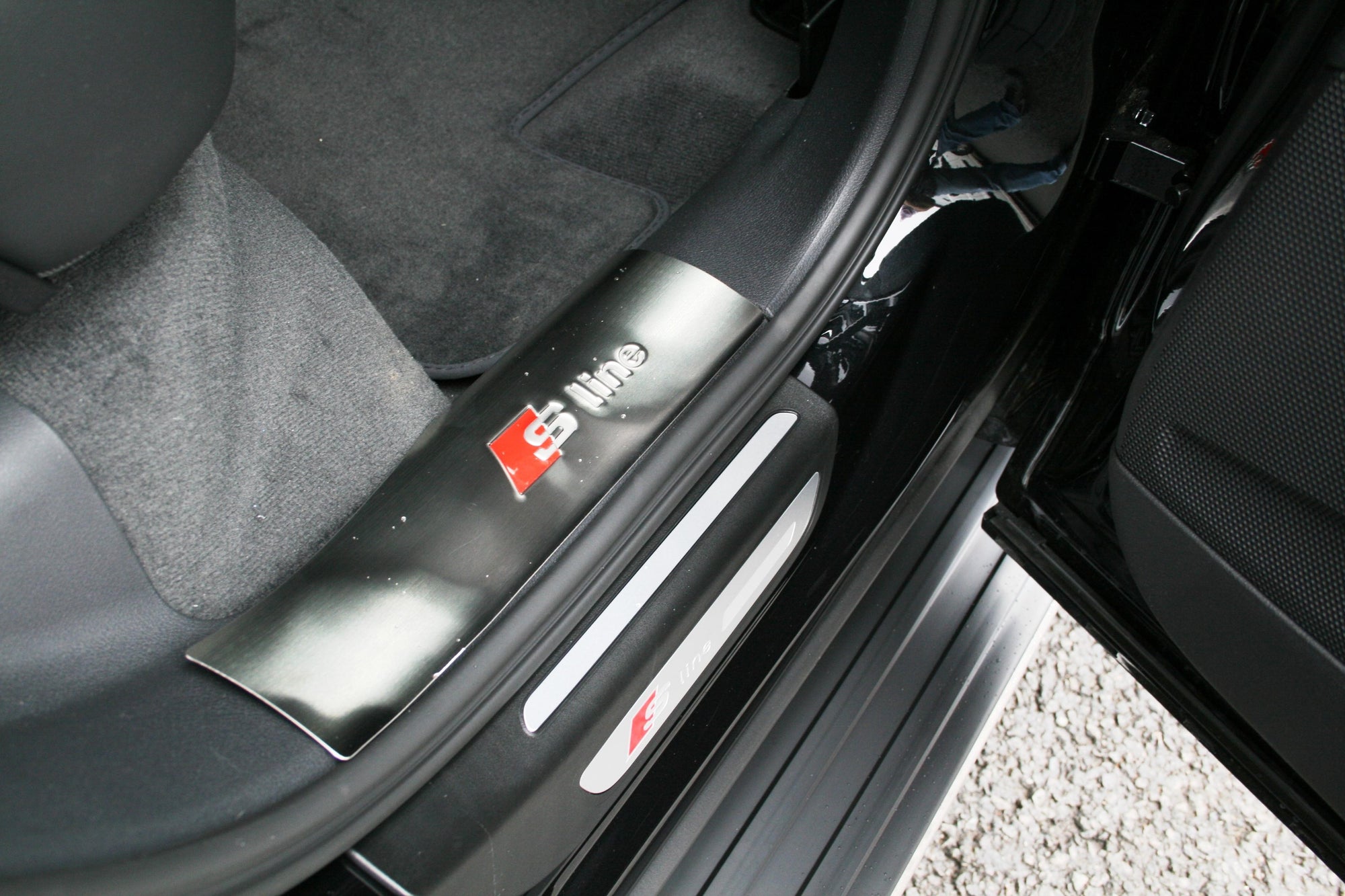 Audi Q5 S-Line Edelstahl Türschweller Cover - Direct 4x4 Autozubehör