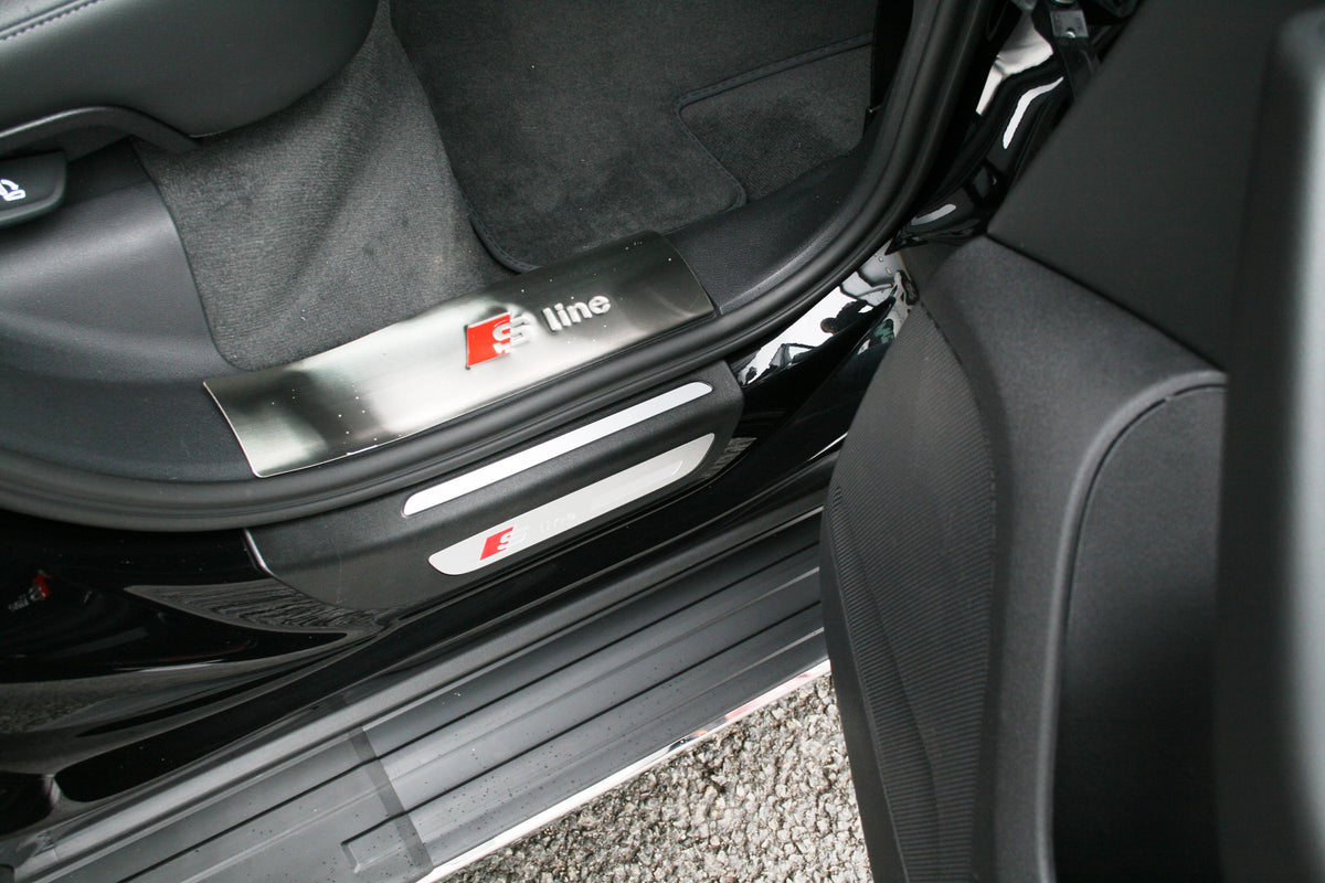 Audi Q5 S-Line Edelstahl Türschweller Cover - Direct 4x4 Autozubehör