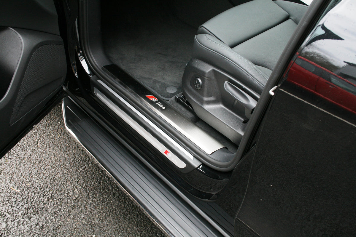 Audi Q5 S-Line Edelstahl Türschweller Cover - Direct 4x4 Autozubehör