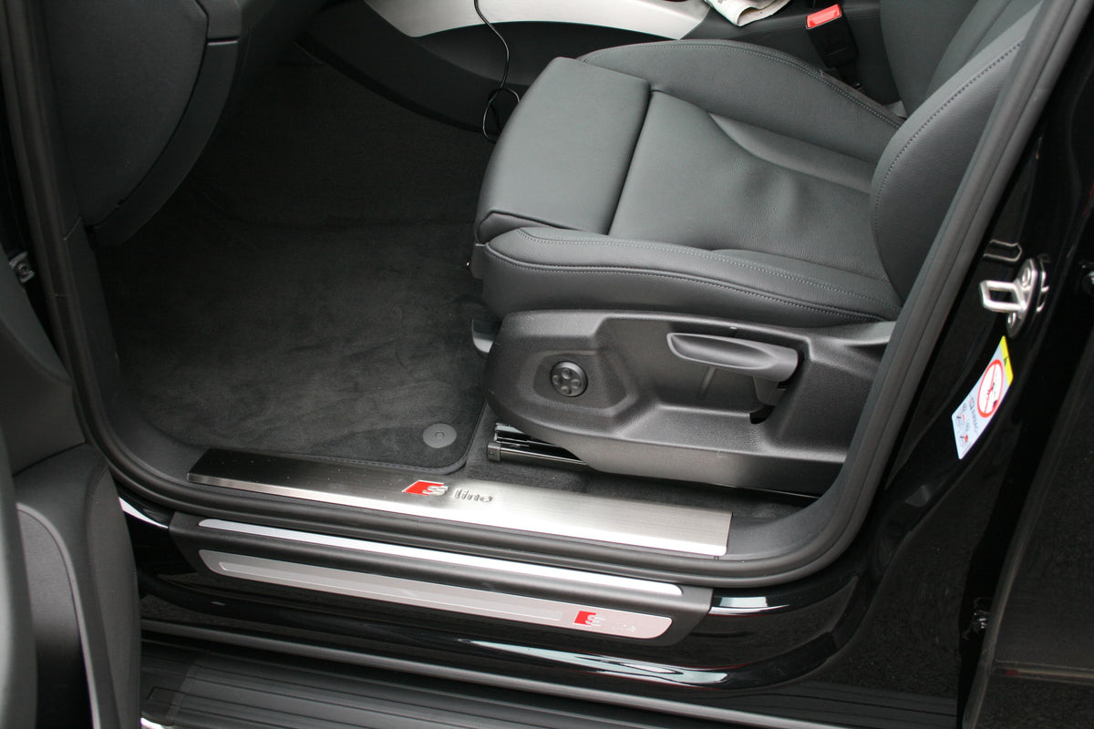 Audi Q5 S-Line Edelstahl Türschweller Cover - Direct 4x4 Autozubehör
