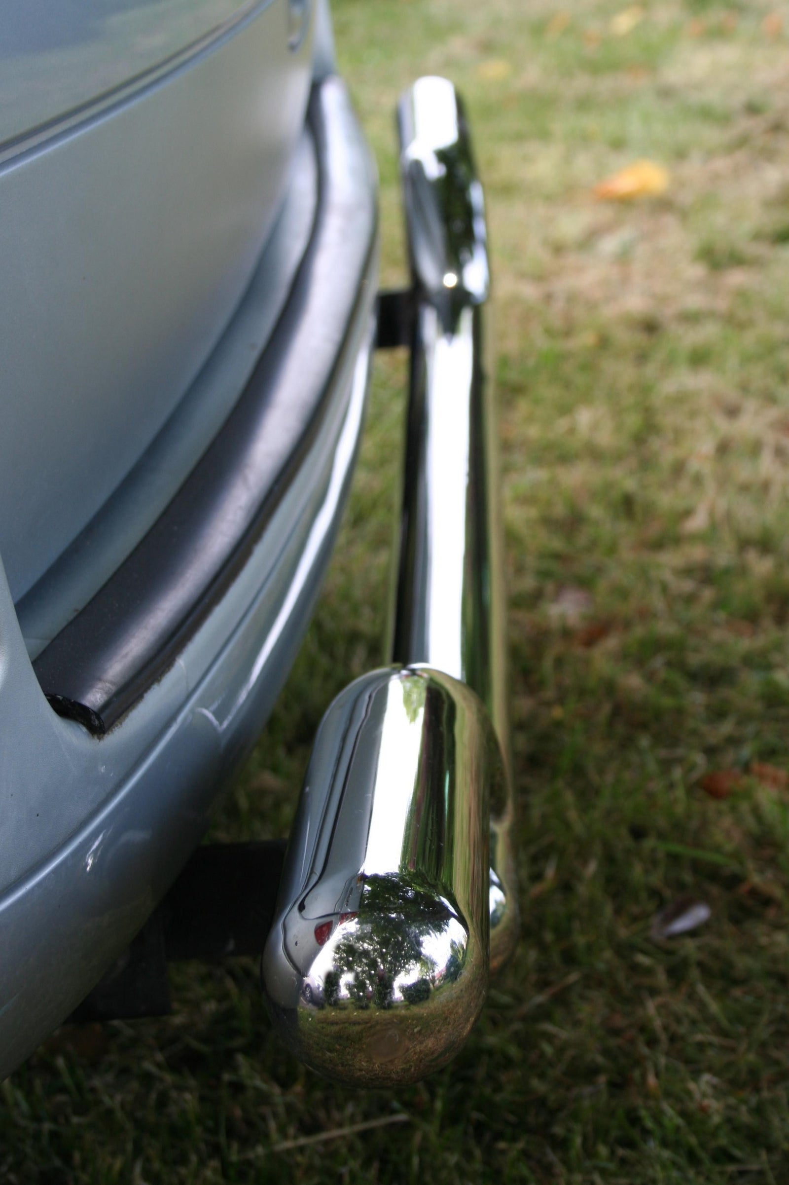 Renault Kangoo Bj. 03-08 Edelstahl Heck-Rammschutz - Direct 4x4 Autozubehör