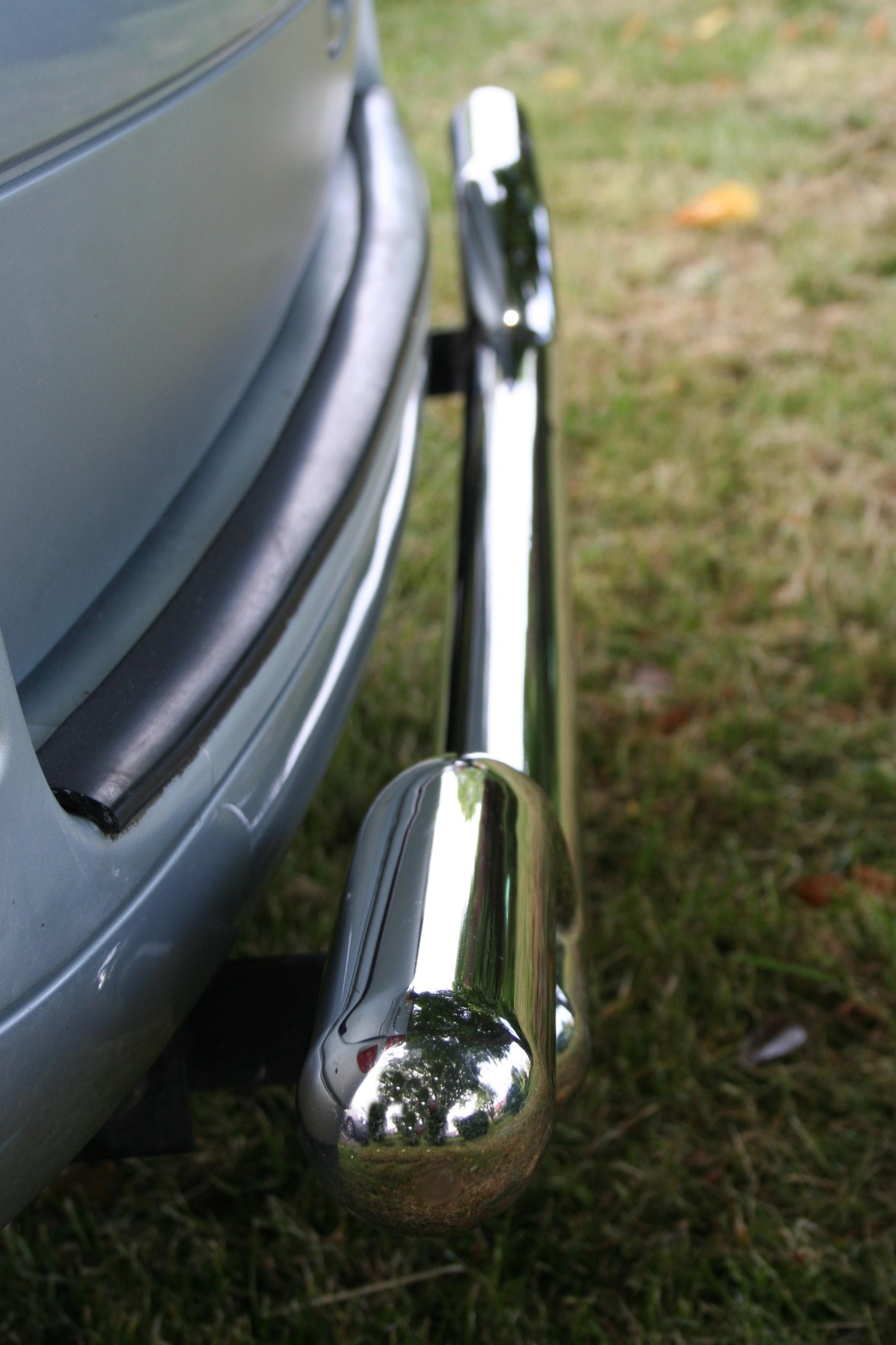 Renault Kangoo Bj. 03-08 Edelstahl Heck-Rammschutz - Direct 4x4 Autozubehör