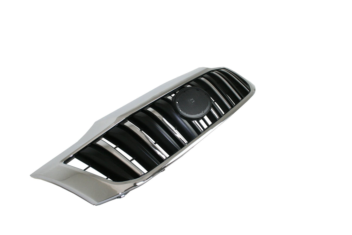 Toyota Hilux Bj. 12-15 Kühlergrill Blende Chrom/ Schwarz - Direct 4x4 Autozubehör