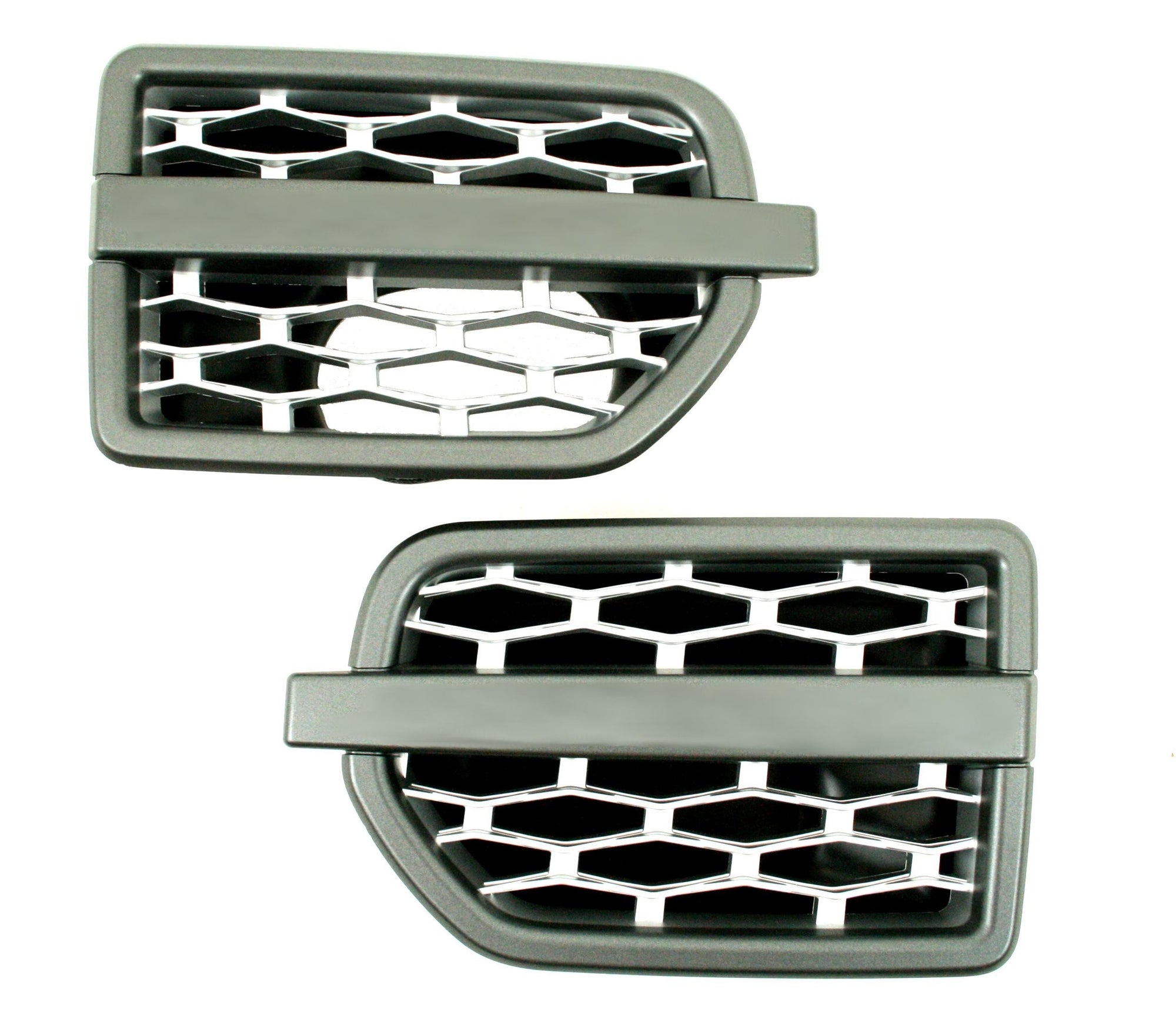 Land Rover Discovery 4 Seitliche Luftgitter Grau / Silber - Direct 4x4 Autozubehör