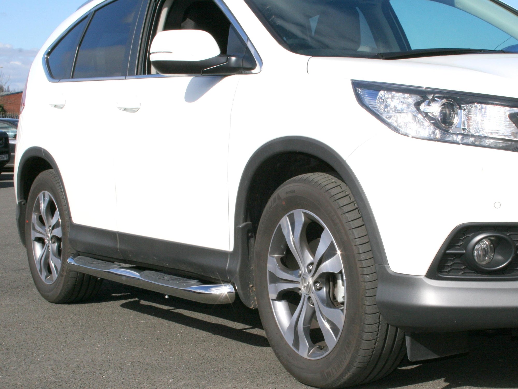 Honda CR-V Bj. 12-16 Edelstahl Schwellerrohre - Direct 4x4 Autozubehör