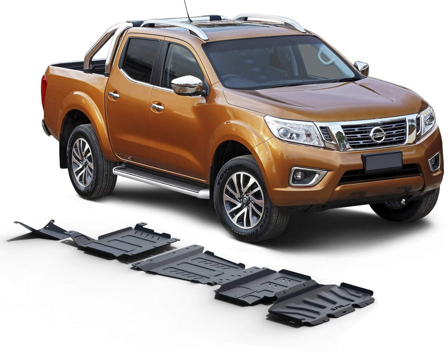 Nissan Navara D40 Bj. 06-15 Unterfahrschutz "Rival" - Direct 4x4 Autozubehör